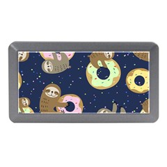 Cute Sloth With Sweet Doughnuts Memory Card Reader (mini) by Sobalvarro