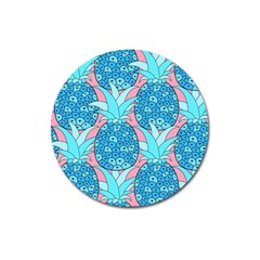 Pineapples Magnet 3  (round) by Sobalvarro