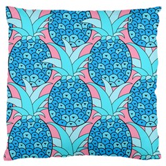 Pineapples Large Flano Cushion Case (one Side) by Sobalvarro