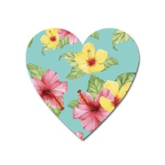 Hibiscus Heart Magnet by Sobalvarro