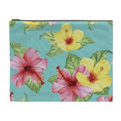 Hibiscus Cosmetic Bag (xl) by Sobalvarro