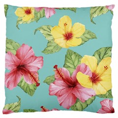 Hibiscus Large Cushion Case (one Side) by Sobalvarro