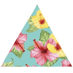 Hibiscus Wooden Puzzle Triangle by Sobalvarro