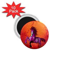 Wonderful Fantasy Horse In A Autumn Landscape 1 75  Magnets (10 Pack) 