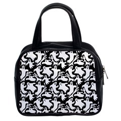 Ghosts Classic Handbag (two Sides) by bloomingvinedesign