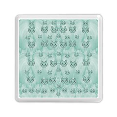 Sweet Kittens And Cats Decorative Memory Card Reader (square) by pepitasart