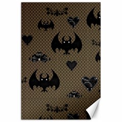 Cute Bat With Hearts Canvas 20  X 30  by FantasyWorld7