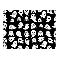 Cute Kawaii Ghost Pattern Double Sided Flano Blanket (mini) 