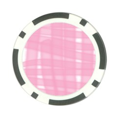 Pink Ribbon Poker Chip Card Guard by snowwhitegirl