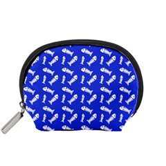 Fish Royal Blue Accessory Pouch (small) by snowwhitegirl