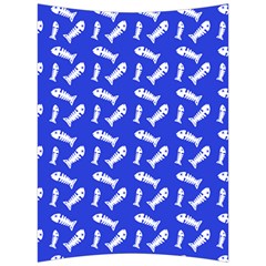 Fish Royal Blue Back Support Cushion by snowwhitegirl