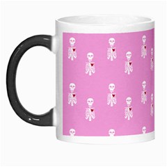 Skeleton Pink Morph Mugs by snowwhitegirl