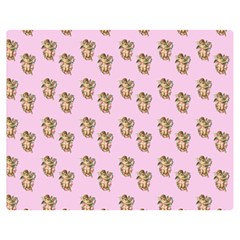 Angel Cherub Pink Double Sided Flano Blanket (medium)  by snowwhitegirl