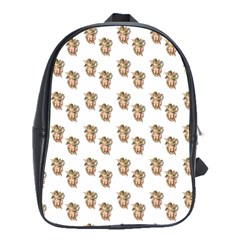 Angel Cherub White School Bag (large)