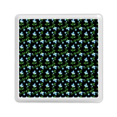 Carnation Pattern Black Memory Card Reader (square) by snowwhitegirl