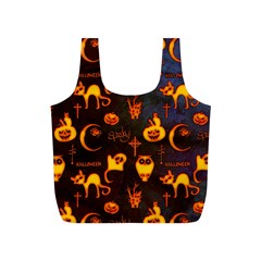 Funny Halloween Design Full Print Recycle Bag (s)