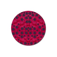 The Dark Moon Fell In Love With The Blood Moon Decorative Magnet 3  (round)