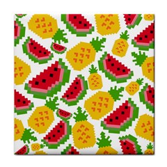 Watermelon Pattern Se Fruit Summer Face Towel by Vaneshart