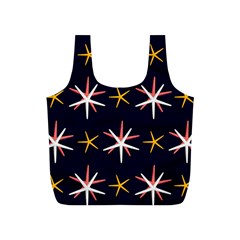 Sea Stars Pattern Sea Texture Full Print Recycle Bag (s) by Vaneshart