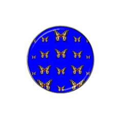 Butterfly Pattern Blue Insects Hat Clip Ball Marker (4 Pack) by Vaneshart