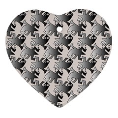 Seamless Tessellation Background Ornament (heart)