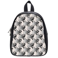 Seamless Tessellation Background School Bag (small) by Vaneshart