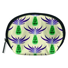 Thistles Purple Flora Flowering Accessory Pouch (medium)