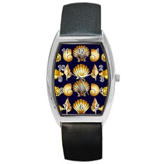 Snails See Shells Golden Barrel Style Metal Watch by Vaneshart