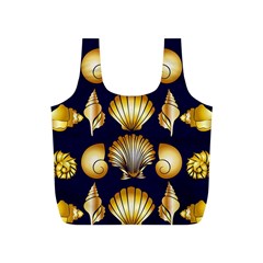 Snails See Shells Golden Full Print Recycle Bag (s)