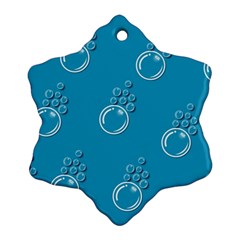 Bubble Group Pattern Abstract Snowflake Ornament (two Sides)