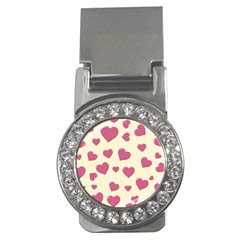 Flat Love Symbol Pattern Money Clips (cz)  by Vaneshart