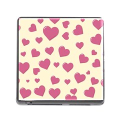 Flat Love Symbol Pattern Memory Card Reader (square 5 Slot)