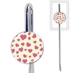 Flat Love Symbol Pattern Book Mark