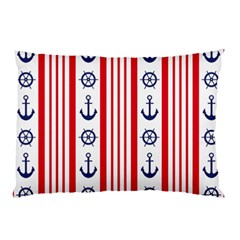 Nautical Papers Nautical Background Pillow Case (two Sides)