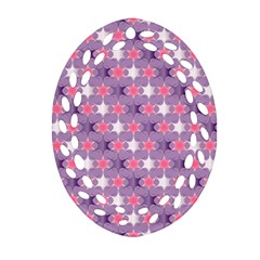 Abstract Pattern Geometry Gradient Ornament (oval Filigree)