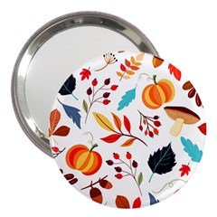 Pattern Pumpkins Autumn 3  Handbag Mirrors