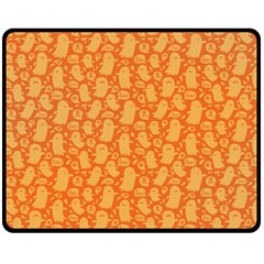 Halloween Background Fleece Blanket (medium) 