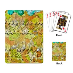 Texture Abstract Background Colors Playing Cards Single Design (rectangle) by Vaneshart