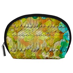 Texture Abstract Background Colors Accessory Pouch (large)