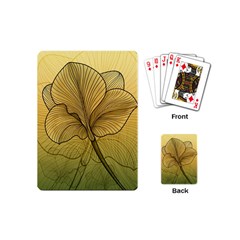 Leaves Design Pattern Nature Playing Cards Single Design (mini)