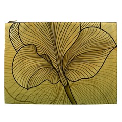 Leaves Design Pattern Nature Cosmetic Bag (xxl)