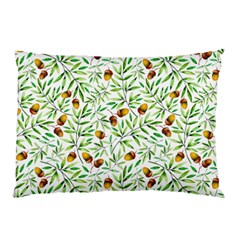Pine Cone Pattern Autumn Pillow Case (two Sides) by Vaneshart