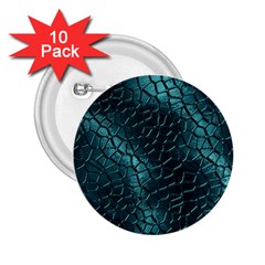 Texture Glass Network Glass Blue 2.25  Buttons (10 pack) 