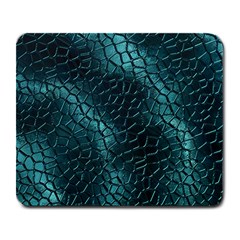 Texture Glass Network Glass Blue Large Mousepads