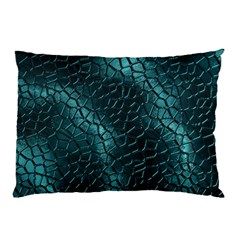 Texture Glass Network Glass Blue Pillow Case (Two Sides)