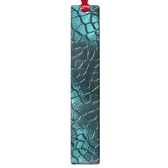 Texture Glass Network Glass Blue Large Book Marks