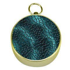 Texture Glass Network Glass Blue Gold Compasses