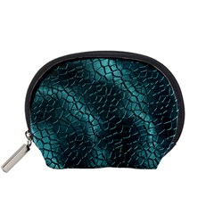 Texture Glass Network Glass Blue Accessory Pouch (Small)