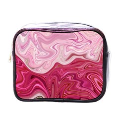 Liquid Marble Trending Abstract Paint Mini Toiletries Bag (one Side)