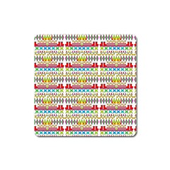 Christmas Digital Paper Square Magnet by Vaneshart